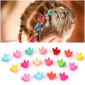 100-Pieces: Non-Slip Colorful Mini Hair Claw Clips Clamps Accessories by DailySale