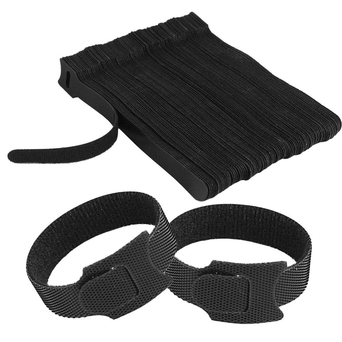 100-Pieces: Reusable Cable Ties 6" Wire Management Holder by DailySale