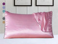 100% Satin Pillow Cover With Trim by DailySale