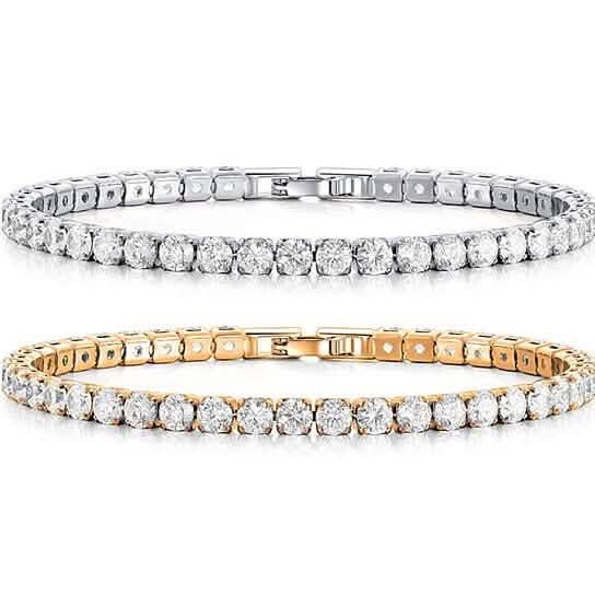 10.00 CTTW Round Cut Tennis Bracelet by DailySale