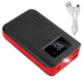 10000 mAh Portable Powerbank Dual USB Charger Port with LCD Display by DailySale