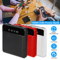 10000 mAh Portable Powerbank Mini with Dual USB Ports LCD Display by DailySale