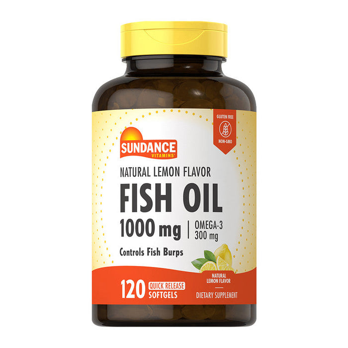 Sundance Fish Oil Quick Release Softgels, 1000 Mg, 120 Tabs by Pasteur Pharmacy
