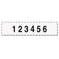 Trodat Professional Self-Inking Numberer, Six Bands/Digits, Type Size: 1 1/2, Black