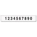 Trodat Professional Self-Inking Numberer, Ten Bands/Digits, Type Size: 2, Black