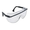 Honeywell Uvex Astro OTG 3001 Wraparound Safety Glasses, Black Plastic Frame, Clear Lens
