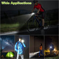 1000LM Bike Front Light Rechargeable Handlebar Head Light with 6 Lighting Modes by DailySale