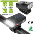 1000LM Bike Front Light Rechargeable Handlebar Head Light with 6 Lighting Modes by DailySale