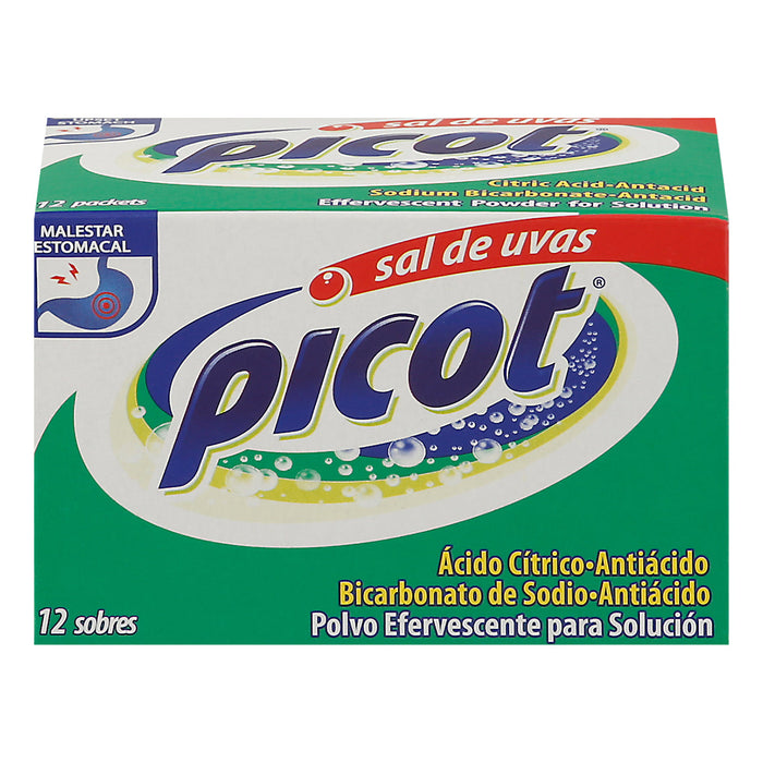 Picot® Sal de Uvas – Effervescent Antacid Powder by Pasteur Pharmacy