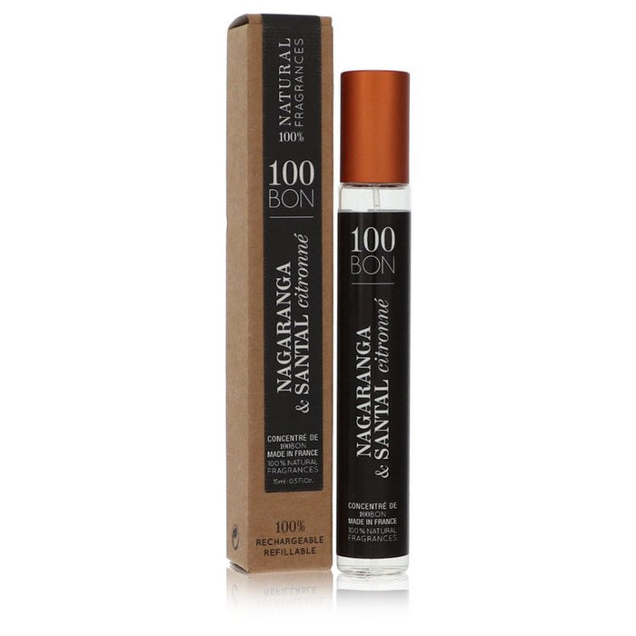 100 Bon Nagaranga & Santal Citronne by 100 Bon Mini Concentree De Parfum (Unisex Refillable) .5 oz for Men by Avera Group