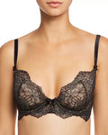 Dita Von Teese Metallic-Lace Underwire Bra by Vanessa Jane