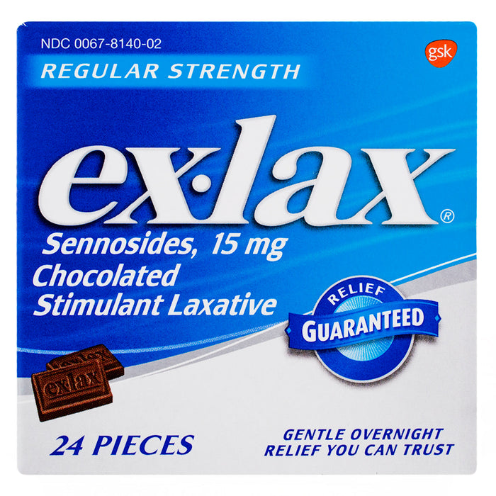 Ex-Lax Stimulant Laxative 15Mg Chocolate 24Ct by Pasteur Pharmacy