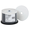 Verbatim DVD-R DataLifePlus Printable Recordable Disc, 4.7 GB, 8x, Spindle, White, 50/Pack