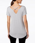 Ideology Womens Crisscross Back Top by Vanessa Jane