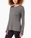 Ideology Womens Cutout-Back Gradient Top by Vanessa Jane