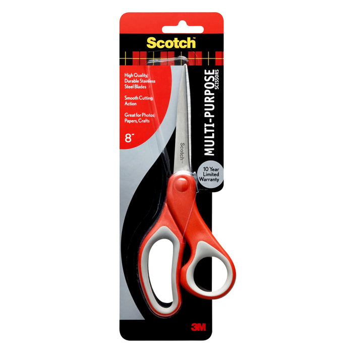 Scotch Scissors, Multi Purpose, 8 Inches by Pasteur Pharmacy