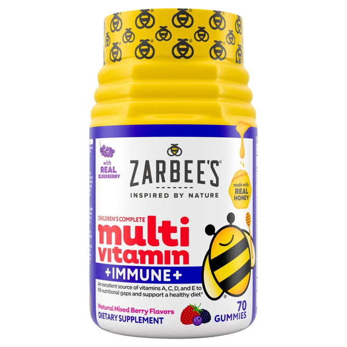 Zarbee's Children’s Multivitamin + Immune Support – 70 Mixed Berry Gummies by Pasteur Pharmacy