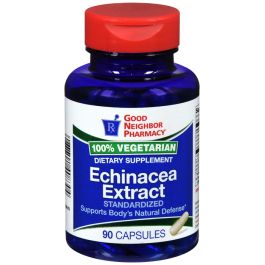 GNP Echinacea Extract Immune Support Capsules (90 Count) by Pasteur Pharmacy