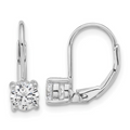 Cubic Zirconia Drop Earrings by Fine Color Jewels
