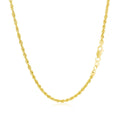 2.0mm 14k Yellow Gold Light Rope Chain by Bids.com
