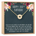 100th Birthday Necklace, Multiple Styles by Dear Ava