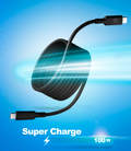 USB C Cable 100W 6.6ft TPE Cord USB C to USB C Fast Charge 5A 20V by BLAUBECK