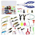 101-Pieces: Fishing Lure Kit Soft Plastic Fishing Baits Set with Soft Worms Crankbaits Box by DailySale