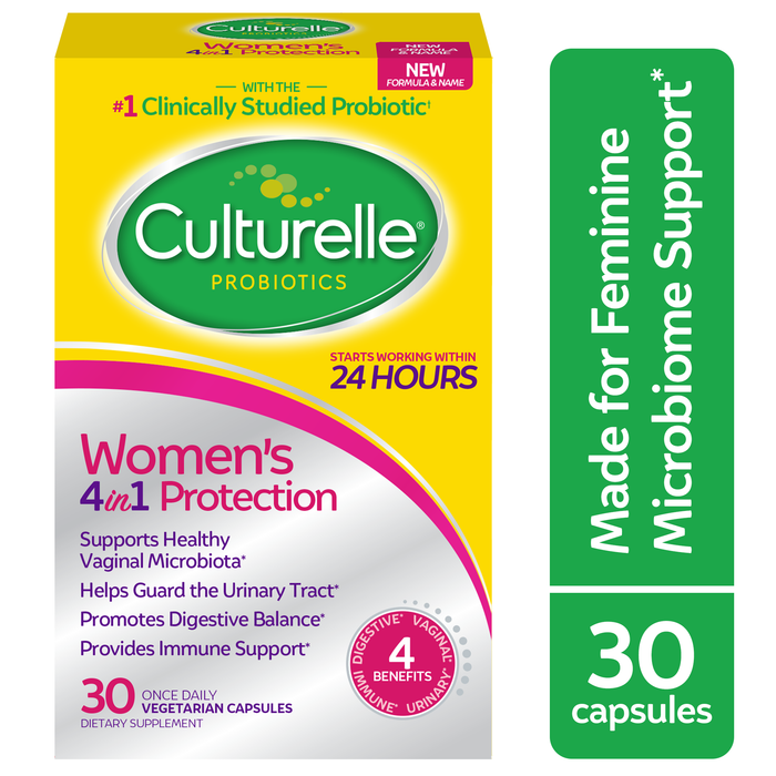Culturelle Probiotics, Women's Healthy Balance, 30 Once Daily Vegetarian Capsules 20 ct by Pasteur Pharmacy