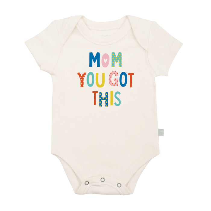 graphic bodysuit | mom you got this by Finn + Emma