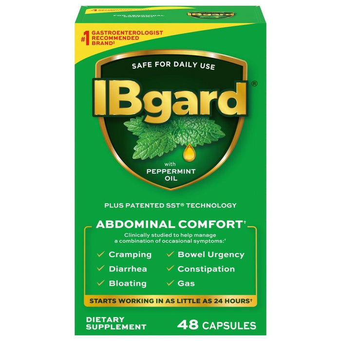IBgard Gut Health Supplement, Peppermint Oil Capsules For Abdominal Comfort, 144 by Pasteur Pharmacy