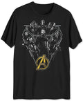 Hybrid Marvel Avengers Assemble Mens Graphic T-Shirt by Vanessa Jane