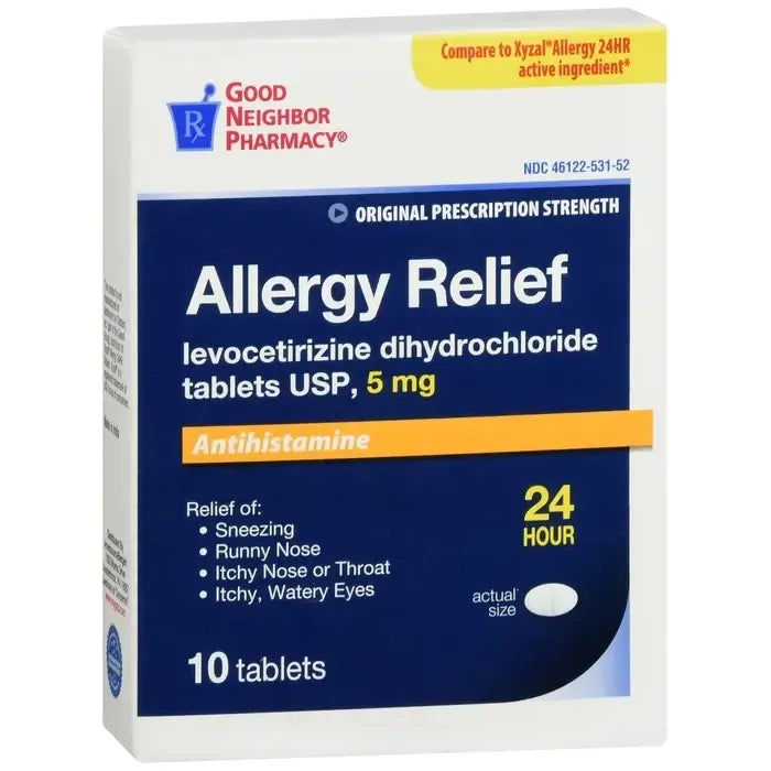 GNP LEVOCETIRIZINE DI-HCL 5 MG by Pasteur Pharmacy