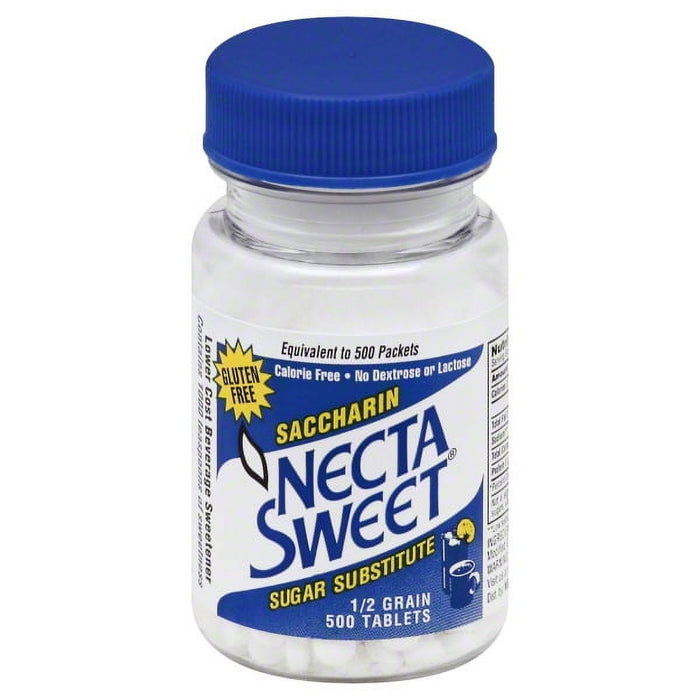 Necta Sweet Saccharin Sugar Substitute – 0.5 Grain Tablets by Pasteur Pharmacy