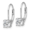 Cubic Zirconia Drop Earrings by Fine Color Jewels