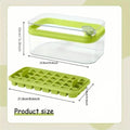 101oz. Ice Cube Tray Set - 64 Pcs Silicone Ice Cube Tray With Lid & Bin by DailySale