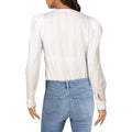 Danielle Bernstein Deep V-Neck Bodysuit ,Size Small by Vanessa Jane