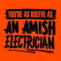 Amish Electrician - Safety Yellow Hi-Vis T-Shirt by Armed American Supply