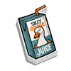 Silly Goose - Hard Hat Decal