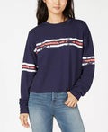 Freshman Juniors Striped Drop-Shoulder Top, Size XL by Vanessa Jane