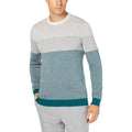 Tasso Elba Mens Colorblocked Supima Pullover Sweater by Vanessa Jane