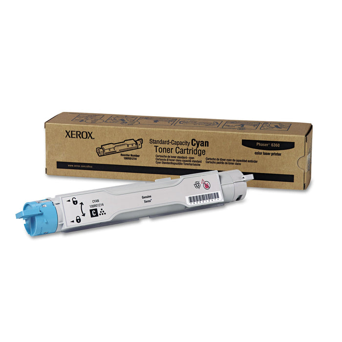 Xerox 106R01214 Toner, 5,000 Page-Yield, Cyan