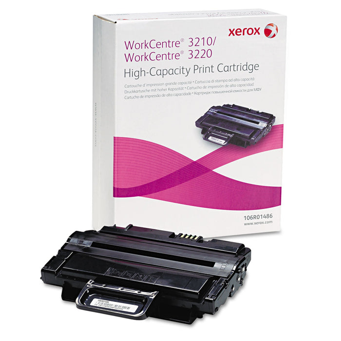 Xerox 106R01486 High-Yield Toner, 4,100 Page-Yield, Black