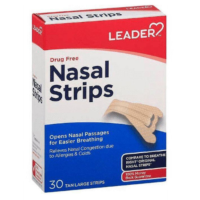Leader Nasal Strips Tan Large by Pasteur Pharmacy