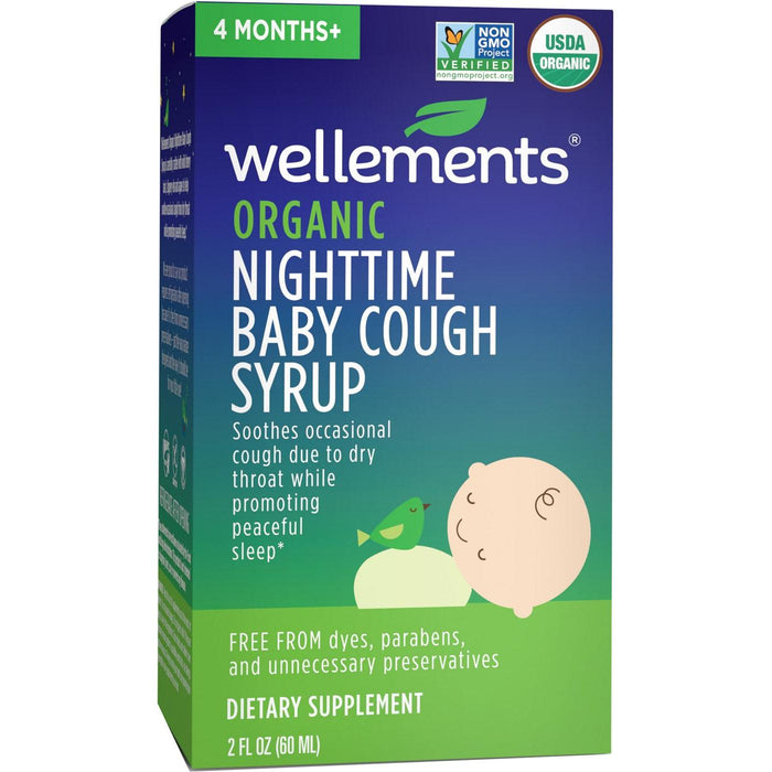 Wellements® Organic Baby Cough & Mucus Syrup – Nighttime by Pasteur Pharmacy