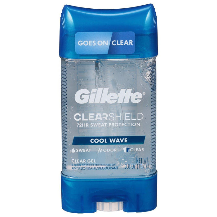 Gillette Cool Wave Clear Gel Antiperspirant & Deodorant 3.8 oz by Pasteur Pharmacy