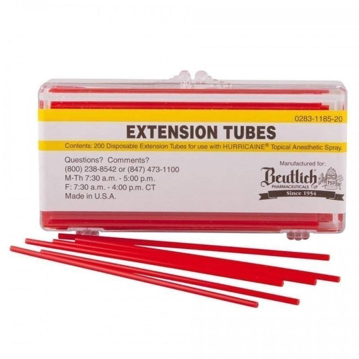 Hurricaine 20% Spray Disposable Extension Tubes by Pasteur Pharmacy
