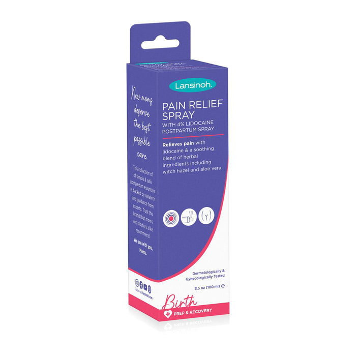 Lansinoh 4% Lidocaine Spray For Postpartum Care, 3.5 Fl Oz by Pasteur Pharmacy