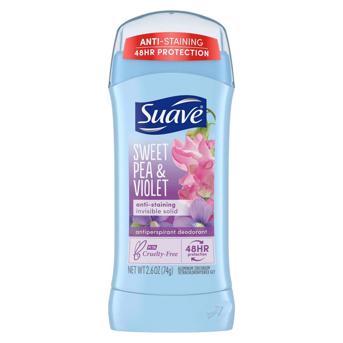 Suave® Invisible Solid Antiperspirant – Sweet Pea & Violet (2.6 Fl Oz) by Pasteur Pharmacy