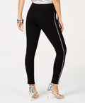 Inc International Concepts I.N.C. Beaded-Fringe Ponté-Knit Pants, Size 0 by Vanessa Jane