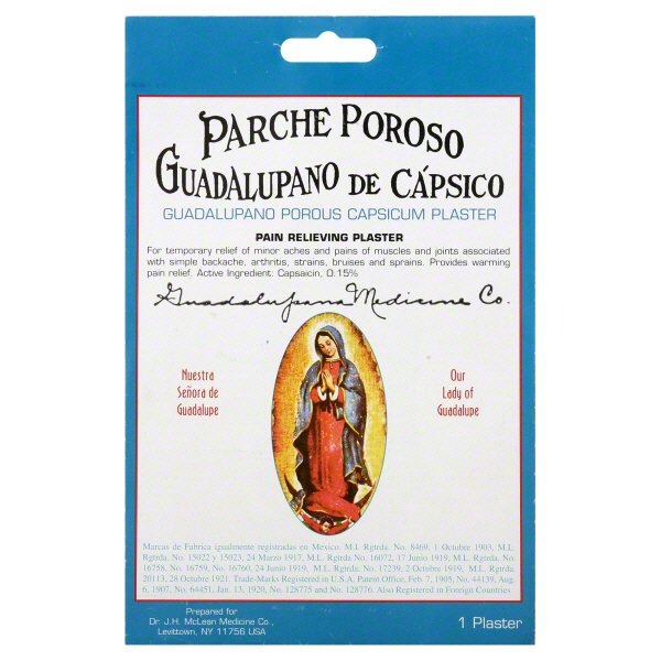 Guadalupano Capsicum Plaster by Pasteur Pharmacy